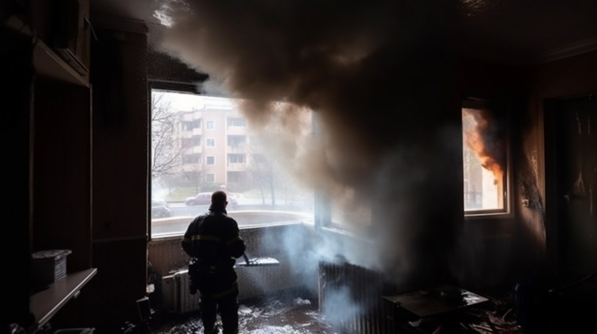 15 человек спасли из пожара во Владивостоке