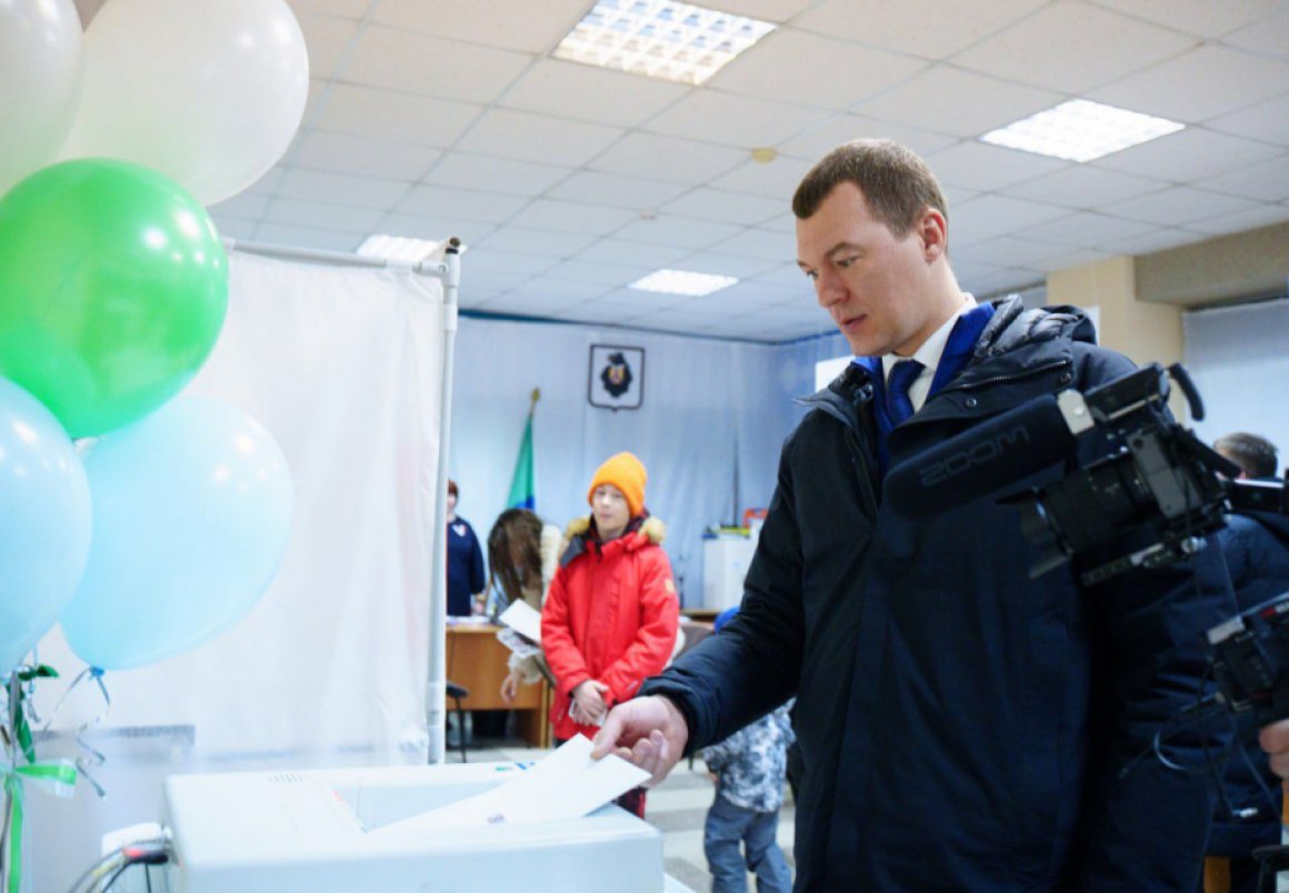 Жители Хабаровского края показывают высокую явку даже в третий, итоговый день Выборов Президента РФ