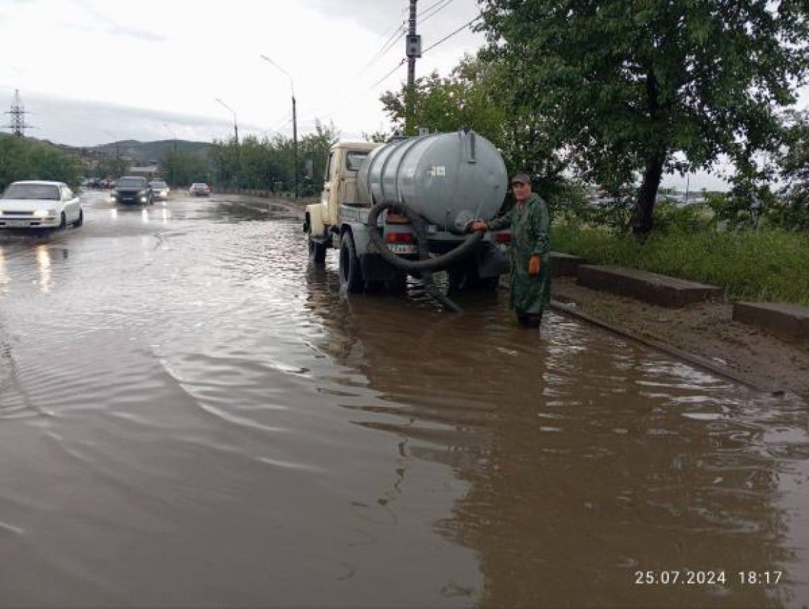 В Улан-Удэ ввели режим повышенной готовности из-за дождей