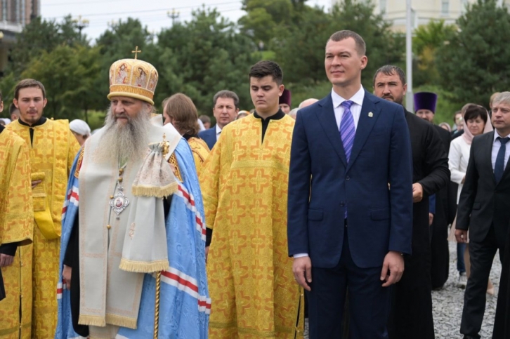 Михаил Дегтярев: закладка камня в новое епархиальное управление – знаменательное событие для всех православных верующих края