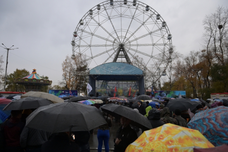 За Россию: митинг-концерт в поддержку военнослужащих прошел сегодня в Хабаровске